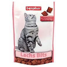 beaphar 樂透 原廠公司貨 貓咪機能保健鮭魚化毛餡餅 6週以上貓咪適用, 鮭魚, 150g, 1包