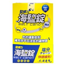 光隆海洋生技 鹽續力 海鹽錠 白柚口味, 12.6g, 8包, 1盒