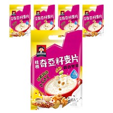QUAKER 桂格 奇亞籽麥片 穀香堅果 10包, 290g, 5袋