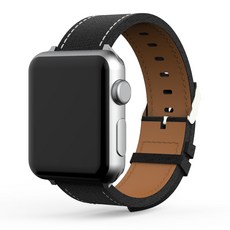 RORENTECH 縫線皮錶帶, 黑色