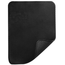 Skylife 貓砂墊 小 無毒EVA材質, 50 x 40cm, 黑色, 1個