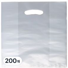 Vinylmall HD 塑膠購物袋 大, 200個, 素色