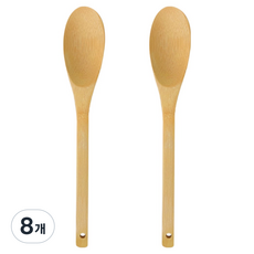 CAMEL 竹製炒匙 28cm, 8個, 原木