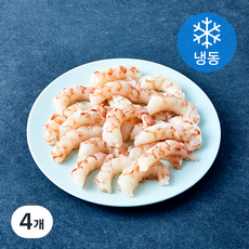 브로큰 붉은 새우살 (냉동), 4개, 300g
