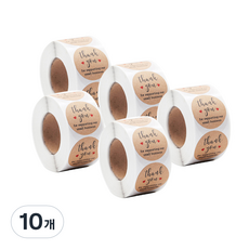 感謝圓形貼紙 500入, 工藝, 10個