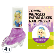 투미니 프린세스 수성 매니큐어, 트윙클블루베리, 4개