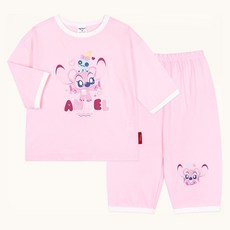 mollimelli friends 兒童迪士尼史迪奇與朋友們寬鬆版家居服上下套裝
