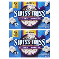 SWISS MISS 混合可可粉 28g+棉花糖 6g組, 272g, 8組, 2盒