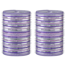 BELLE MADAME 貝麗瑪丹 R-6 快速造型寬扁髮捲2入組, 0151-11 紫色, 1組