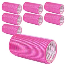 Hi Today 導熱特大瀏海髮捲, 8個, 深粉色