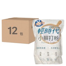 輕時代 小蘇打粉 清潔無負擔 洗淨更安心 12包/Set, 1.2kg