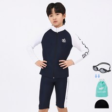 aquatica 兒童防曬衣一般用泳鏡5件組 AQAJZP24002