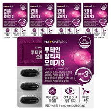 내츄럴플러스 루테인 알티지 오메가3, 30정, 5개