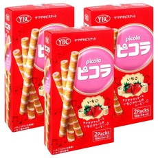 YBC 捲心酥 草莓風味, 49g, 3盒