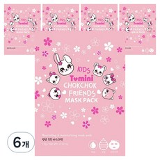 투미니 촉촉 프렌즈 어린이 마스크팩 15g, 5개입, 6개