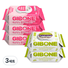GIBONE 殺菌抹布濕巾 Prime Edition 80抽 x 3入 + 手持清潔濕巾 80抽 x 2入 組, 3套