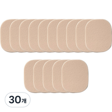 다크니스 NBR 타원 메이크업 퍼프, 30개