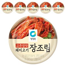 청정원 고추장맛 돼지고기 장조림, 95g, 6개