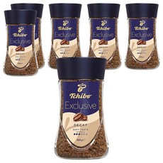 Tchibo Exclusive 無咖啡因即溶咖啡 瓶裝, 6個, 100g