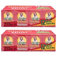 SUN-MAID 聖美多 加州陽光葡萄乾, 12迷你包, 168g, 2組