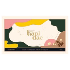 hapidae 蜜烏龍白巧克力, 小量包裝 方便攜帶, 120g, 1盒