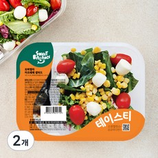 스윗밸런스 모짜렐라 카프레제 샐러드, 165g, 2개