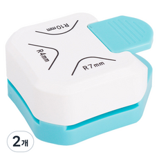 KOKA 圓角打孔器 白色, 2個, 圓角