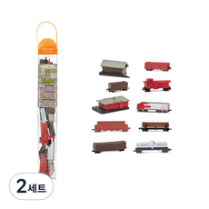 사파리엘티디 기차 피규어모음 튜브세트 684104, 2세트