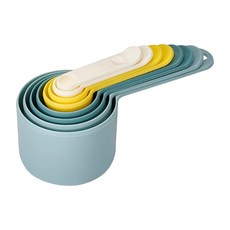 Joseph Joseph 創意自然色量匙8件組 緊湊型節省空間設計, 1組