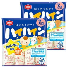龜田製菓 嬰兒米果 7個月以上, Plain, 53g, 2袋