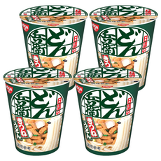NISSIN 日清 咚兵衛 日式油豆腐杯裝烏龍麵 82g*4入 (杯麵/泡麵)