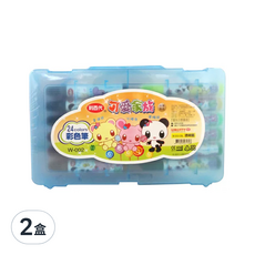 LIBERTY 利百代 可愛家族彩色筆 24色 W-002, 2盒