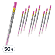 스타일핏 유니 시그노 젤잉크 리필심 UMR-109 0.38mm, 핑크, 50개