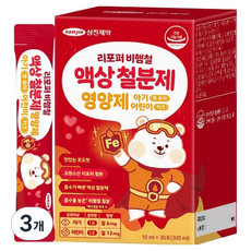 삼진제약 리포퍼 비헴철 액상 철분제 영양제 30p, 3개, 300ml