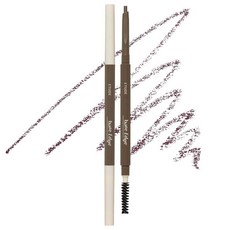 ETUDE Bare Egde 3D六角纖細眉筆 0.1g, 1支, 01 Dark Brown