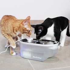 Babion 寵物飲水機 2L + 濾心 3入, 白色, RWF-C3