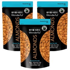 파라마운트팜스 원더풀 아몬드, 200g, 3개