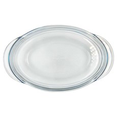 OCUISINE 耐熱玻璃橢圓調理鍋，法國製造，耐冷熱衝擊, 33cm, 含收縮模, 1個