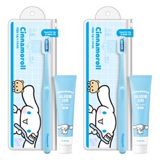 ATEX 三麗鷗大耳狗旅行用牙刷+高氟牙膏組 檸檬香, 2組