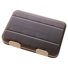 Lead home PLUS 星期藥盒 維他命營養品藥盒 一週藥盒 黑色, 1個