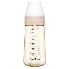 speCtra 貝瑞克 PPSU奶瓶, 米黃色, 260ml, 2個