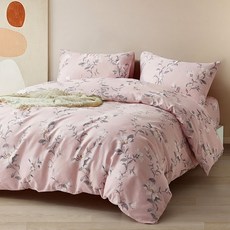 J-bedtime 床寢時光 台灣製絲柔棉被套床包組 雙人 質感花韻