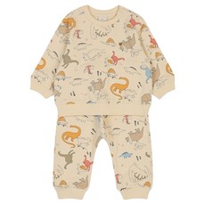ETTOI 嬰幼兒Aeron恐龍圖案上下套裝