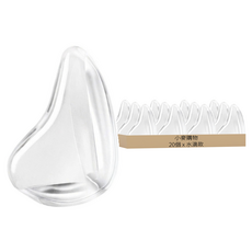 小麥購物 防撞護角 水滴款 Y055 7g, 透明, 20個