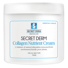 SECRETDERM 膠原蛋白滋潤霜, 500ml, 1罐