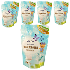 YOLOMi 悠樂米 10倍超濃縮酵素洗衣膠囊 陽光暖暖香 5g, 30顆, 6包