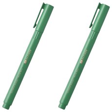 KOKUYO 國譽 ME 黑墨水性代針筆 11 x 138mm, 蔥綠, 2入