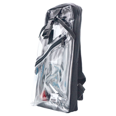 Octopus 章魚牌 無塵室透明肩背包, 350x180x50mm, 厚度0.4mm, PVC材質, 台灣製, 350 x 180 x 50mm x 厚 0.4mm, 1個