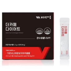 Vitamin Village 藤黃果萃取低咖啡因即溶咖啡粉隨身包 60條入, 90g, 1盒