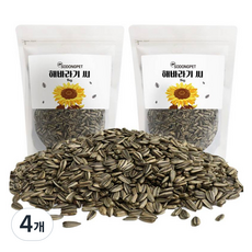 소동펫 해바라기 씨 사료, 1kg, 4개